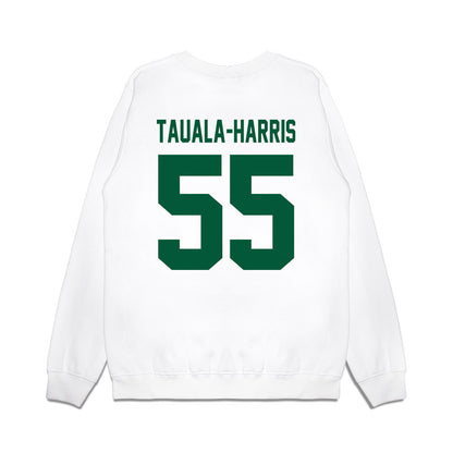 Hawaii - NCAA Football : Jay Tauala-Harris - Vintage Helmet Premium Crewneck Sweatshirt-1