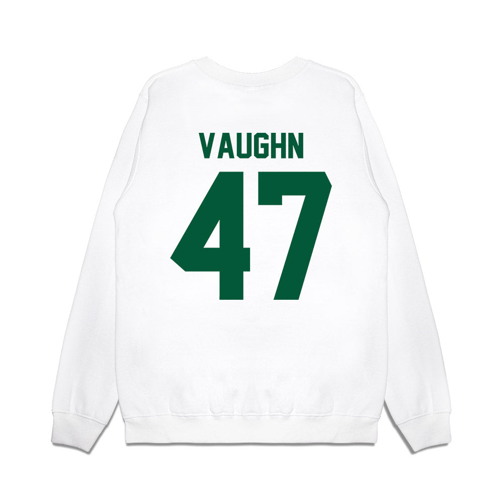 Hawaii - NCAA Football : Christian Vaughn - Vintage Helmet Premium Crewneck Sweatshirt-1