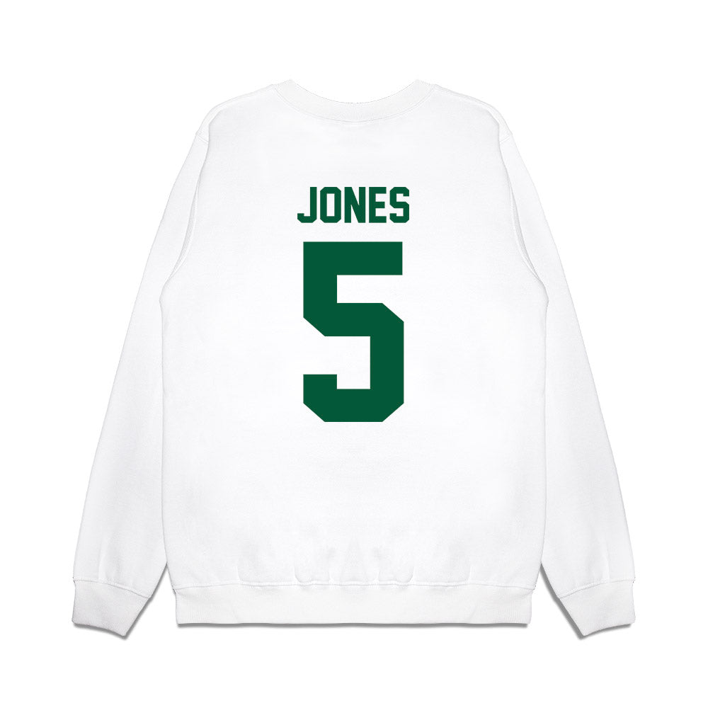 Hawaii - NCAA Football : Tariq Jones - Vintage Helmet Premium Crewneck Sweatshirt-1