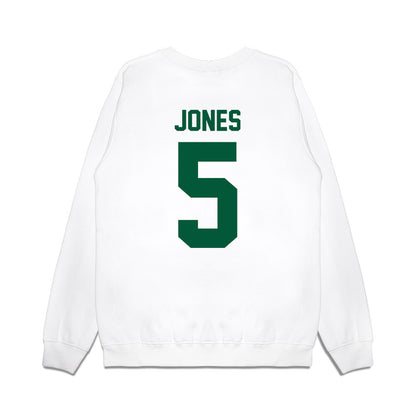 Hawaii - NCAA Football : Tariq Jones - Vintage Helmet Premium Crewneck Sweatshirt-1