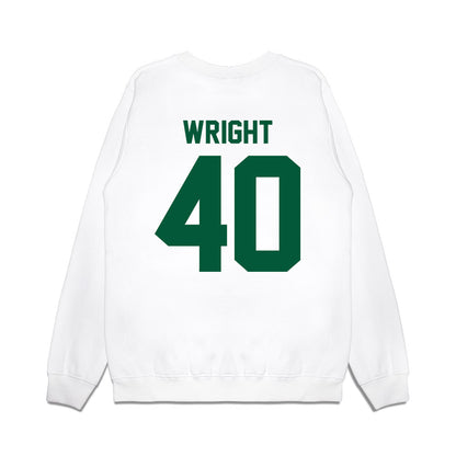 Hawaii - NCAA Football : Jeremiah Wright - Vintage Helmet Premium Crewneck Sweatshirt-1