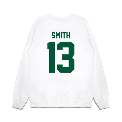 Hawaii - NCAA Football : Jalen Smith - Vintage Helmet Premium Crewneck Sweatshirt-1