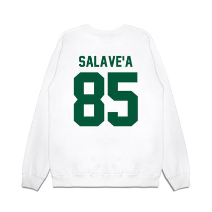 Hawaii - NCAA Football : Okland Salave'a - Vintage Helmet Premium Crewneck Sweatshirt-1