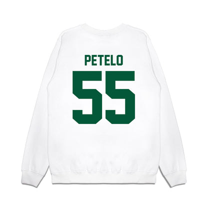 Hawaii - NCAA Football : Zoram Petelo - Vintage Helmet Premium Crewneck Sweatshirt-1