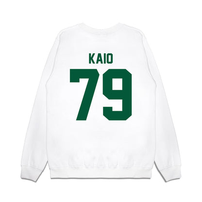 Hawaii - NCAA Football : Judah Kaio - Vintage Helmet Premium Crewneck Sweatshirt-1