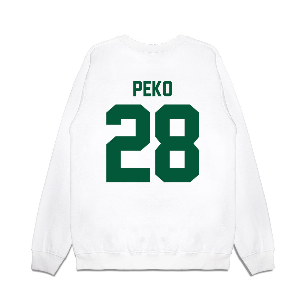 Hawaii - NCAA Football : Vaifanua Peko - Vintage Helmet Premium Crewneck Sweatshirt-1