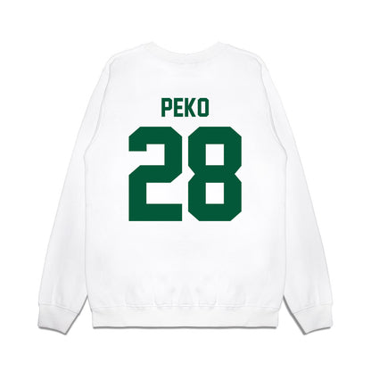 Hawaii - NCAA Football : Vaifanua Peko - Vintage Helmet Premium Crewneck Sweatshirt-1