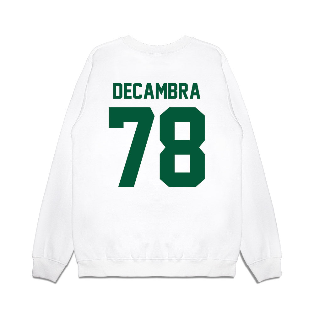 Hawaii - NCAA Football : Blaine Decambra - Vintage Helmet Premium Crewneck Sweatshirt-1