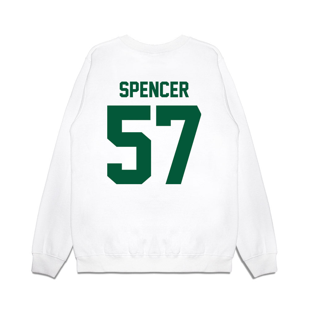 Hawaii - NCAA Football : Ethan Spencer - Vintage Helmet Premium Crewneck Sweatshirt-1