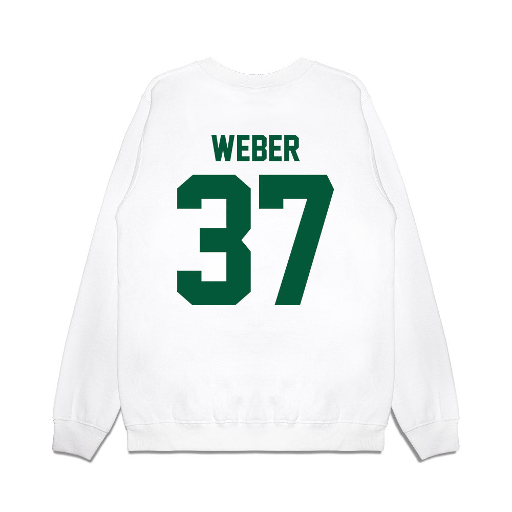 Hawaii - NCAA Football : Riis Weber - Vintage Helmet Premium Crewneck Sweatshirt-1