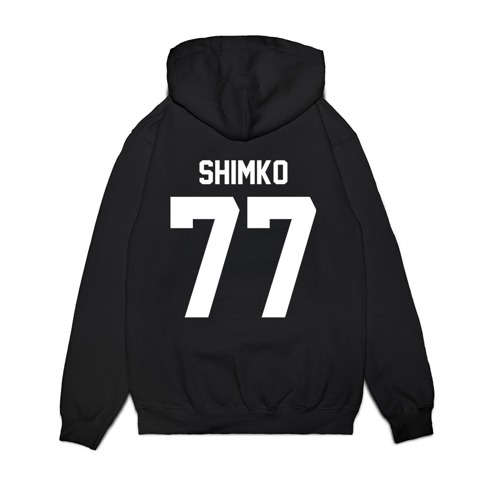 Maine - NCAA Football : Noah Shimko - Vintage Helmet Premium Hooded Sweatshirt-1