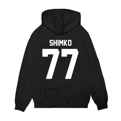 Maine - NCAA Football : Noah Shimko - Vintage Helmet Premium Hooded Sweatshirt-1