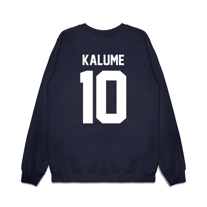 Maine - NCAA Football : Nicolas Kalume - Vintage Helmet Premium Crewneck Sweatshirt-1