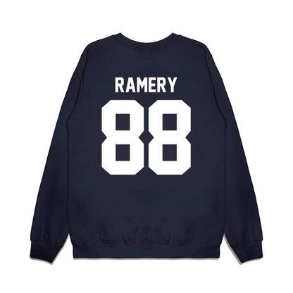 Maine - NCAA Football : Sebastian Ramery - Vintage Helmet Premium Crewneck Sweatshirt-1