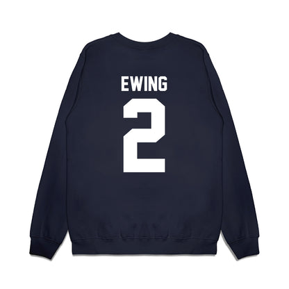 Maine - NCAA Football : Trevin Ewing - Vintage Helmet Premium Crewneck Sweatshirt-1