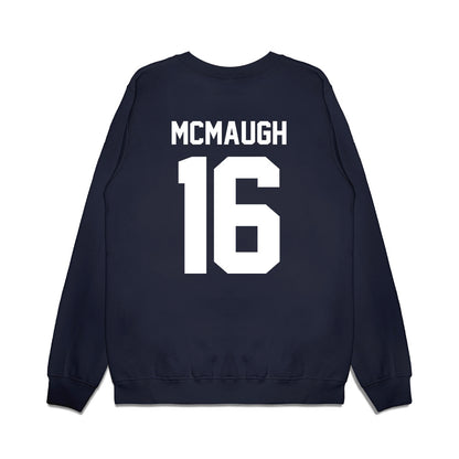 Maine - NCAA Football : Michael McMaugh - Vintage Helmet Premium Crewneck Sweatshirt-1