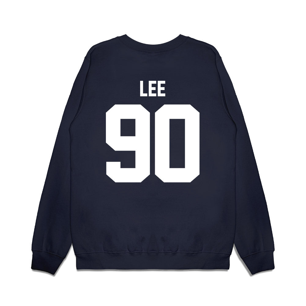 Maine - NCAA Football : Jaedin Lee - Vintage Helmet Premium Crewneck Sweatshirt-1