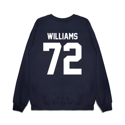 Maine - NCAA Football : Tyler Williams - Vintage Helmet Premium Crewneck Sweatshirt-1