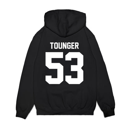 Liberty - NCAA Football : Nikodemus Tounger - Vintage Helmet Premium Hooded Sweatshirt-1