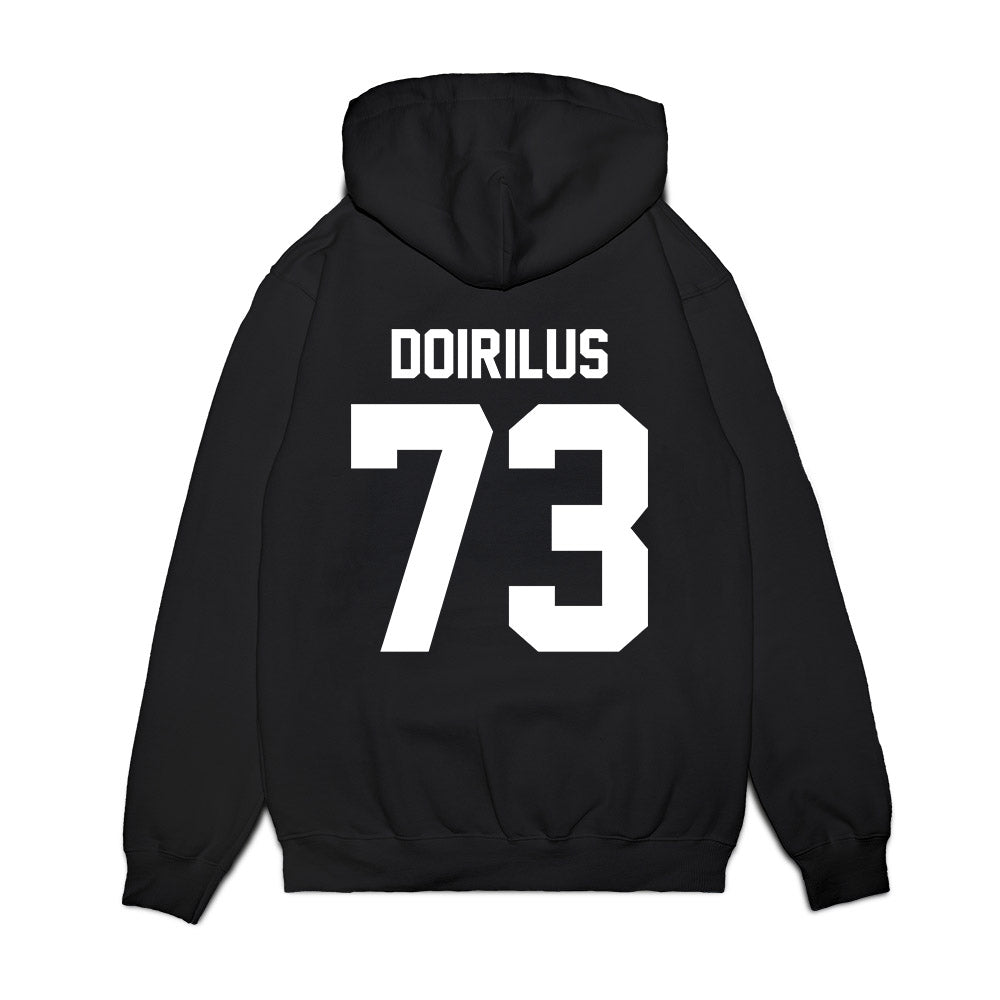 Liberty - NCAA Football : Curtis Doirilus - Vintage Helmet Premium Hooded Sweatshirt-1