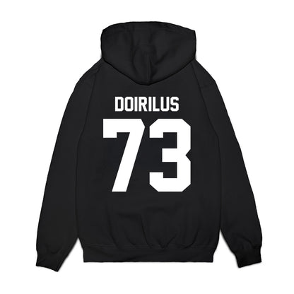 Liberty - NCAA Football : Curtis Doirilus - Vintage Helmet Premium Hooded Sweatshirt-1