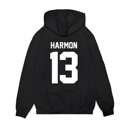 Liberty - NCAA Football : Damond Harmon - Vintage Helmet Premium Hooded Sweatshirt-1