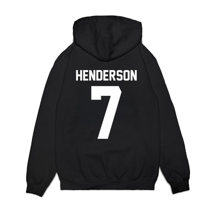 Liberty - NCAA Football : Devin Henderson - Vintage Helmet Premium Hooded Sweatshirt-1