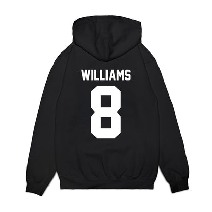 Liberty - NCAA Football : Brenton Williams - Vintage Helmet Premium Hooded Sweatshirt-1