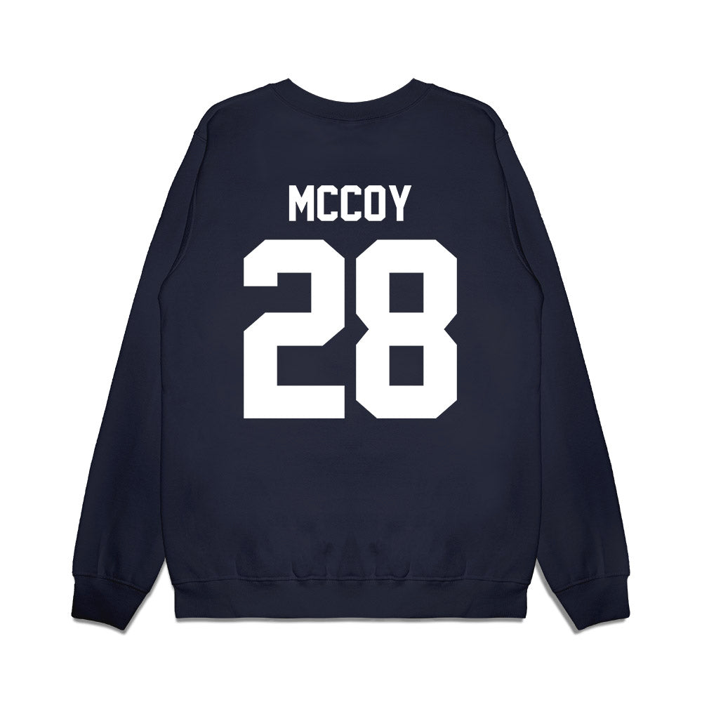 Liberty - NCAA Football : Colton McCoy - Vintage Helmet Premium Crewneck Sweatshirt-1