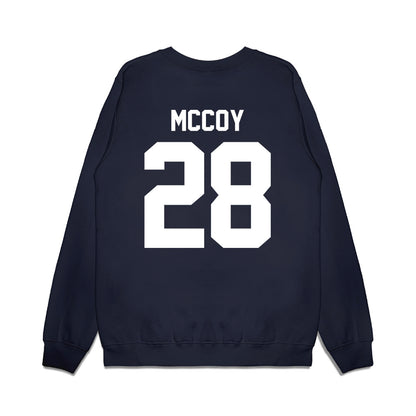 Liberty - NCAA Football : Colton McCoy - Vintage Helmet Premium Crewneck Sweatshirt-1