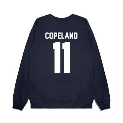 Liberty - NCAA Football : Darius Copeland - Vintage Helmet Premium Crewneck Sweatshirt-1