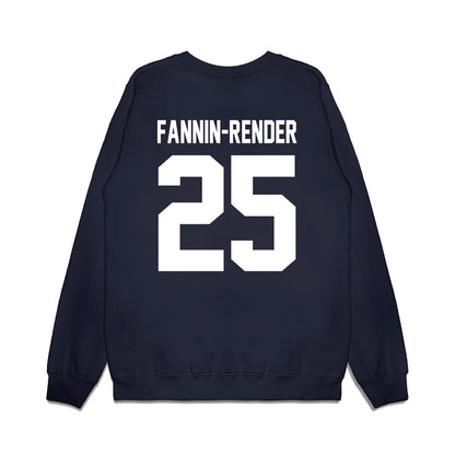 Liberty - NCAA Football : Malachi Fannin-Render - Vintage Helmet Premium Crewneck Sweatshirt-1