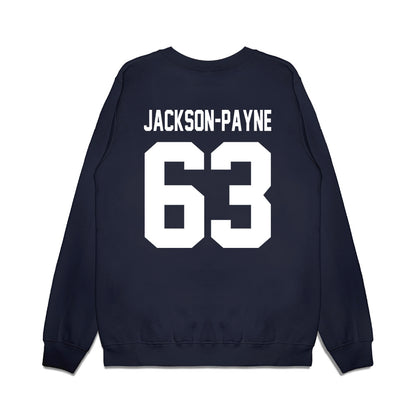 Liberty - NCAA Football : DaJyQuwan Jackson-Payne - Vintage Helmet Premium Crewneck Sweatshirt-1