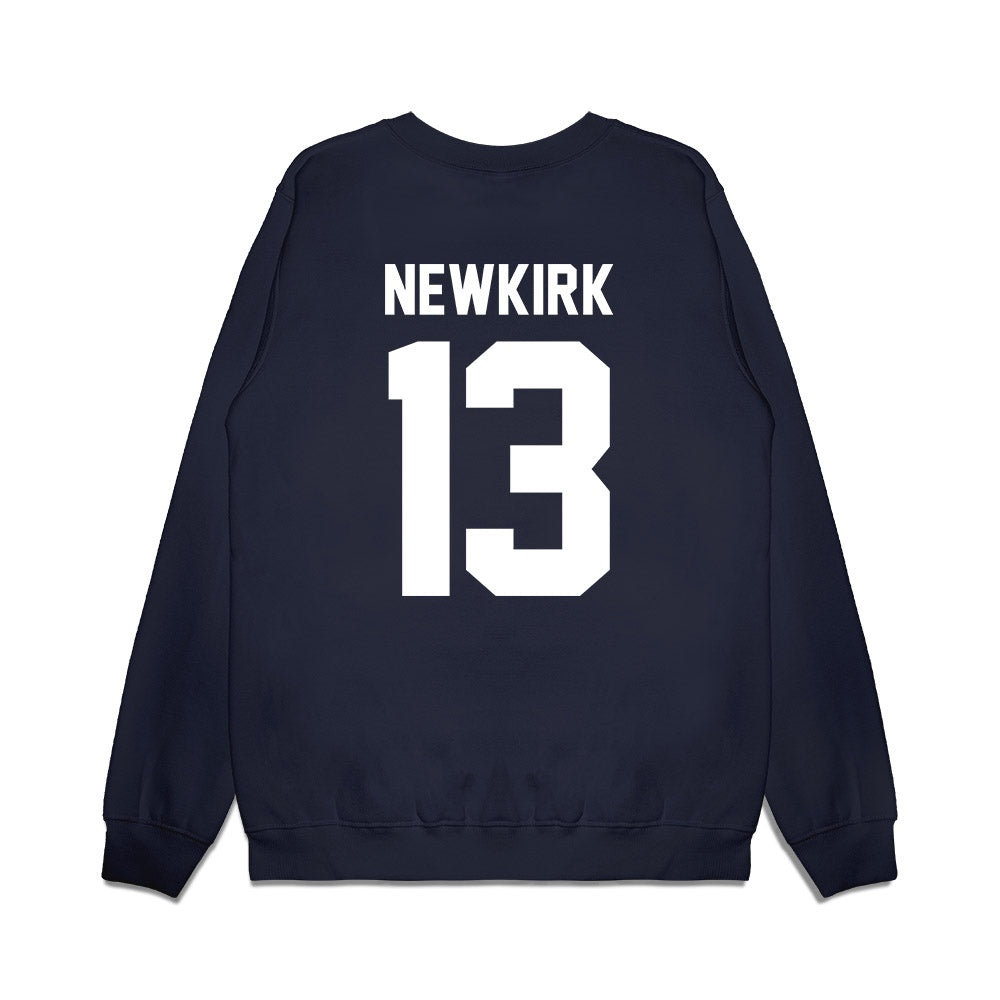 Liberty - NCAA Football : Nasir Newkirk - Vintage Helmet Premium Crewneck Sweatshirt-1