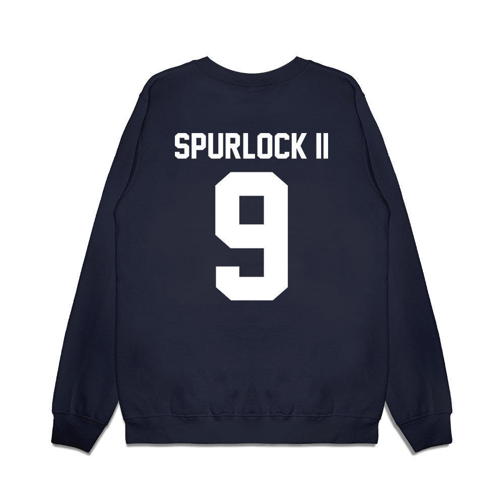 Liberty - NCAA Football : Timothy Spurlock II - Vintage Helmet Premium Crewneck Sweatshirt-1