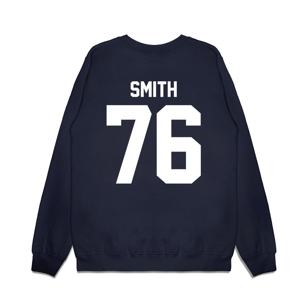 Liberty - NCAA Football : Gabriel Smith - Vintage Helmet Premium Crewneck Sweatshirt-1