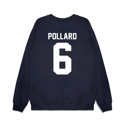 Liberty - NCAA Football : Micah Pollard - Vintage Helmet Premium Crewneck Sweatshirt-1