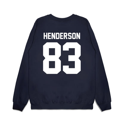 Liberty - NCAA Football : Austin Henderson - Vintage Helmet Premium Crewneck Sweatshirt-1