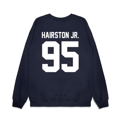 Liberty - NCAA Football : Jeffrey Hairston Jr. - Vintage Helmet Premium Crewneck Sweatshirt-1