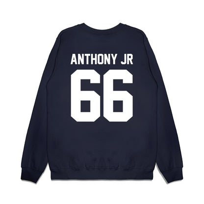 Liberty - NCAA Football : Erwil Anthony Jr - Vintage Helmet Premium Crewneck Sweatshirt-1