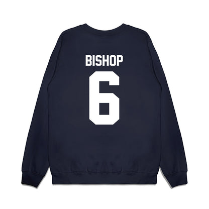 Liberty - NCAA Football : Brandon Bishop - Vintage Helmet Premium Crewneck Sweatshirt-1
