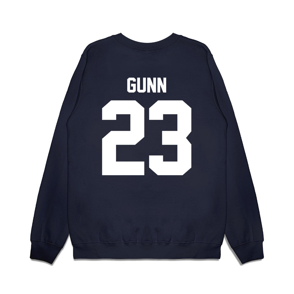 Liberty - NCAA Football : Myke Gunn - Vintage Helmet Premium Crewneck Sweatshirt-1