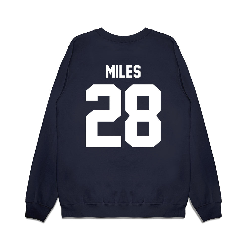 Liberty - NCAA Football : Jamal Miles - Vintage Helmet Premium Crewneck Sweatshirt-1