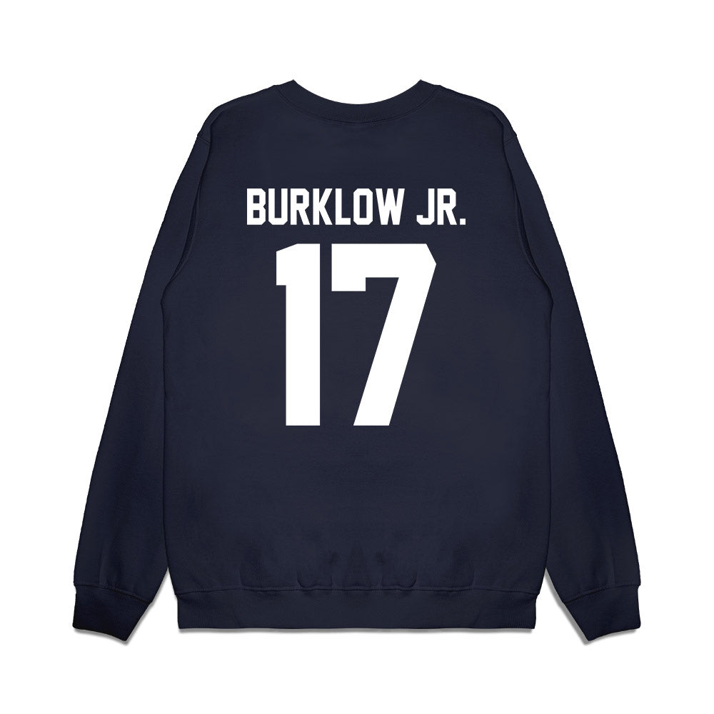 Liberty - NCAA Football : Bo Burklow Jr. - Vintage Helmet Premium Crewneck Sweatshirt-1
