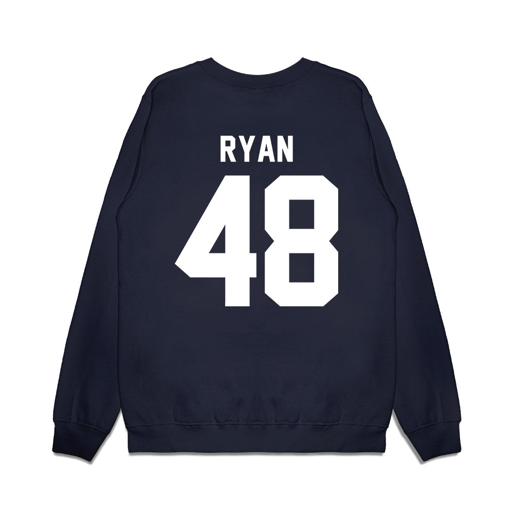 Liberty - NCAA Football : Caleb Ryan - Vintage Helmet Premium Crewneck Sweatshirt-1