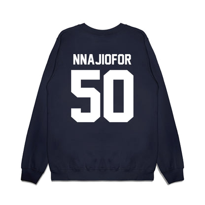 Liberty - NCAA Football : Esom Nnajiofor - Vintage Helmet Premium Crewneck Sweatshirt-1