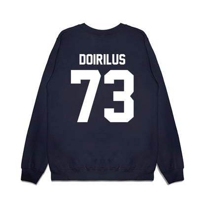 Liberty - NCAA Football : Curtis Doirilus - Vintage Helmet Premium Crewneck Sweatshirt-1
