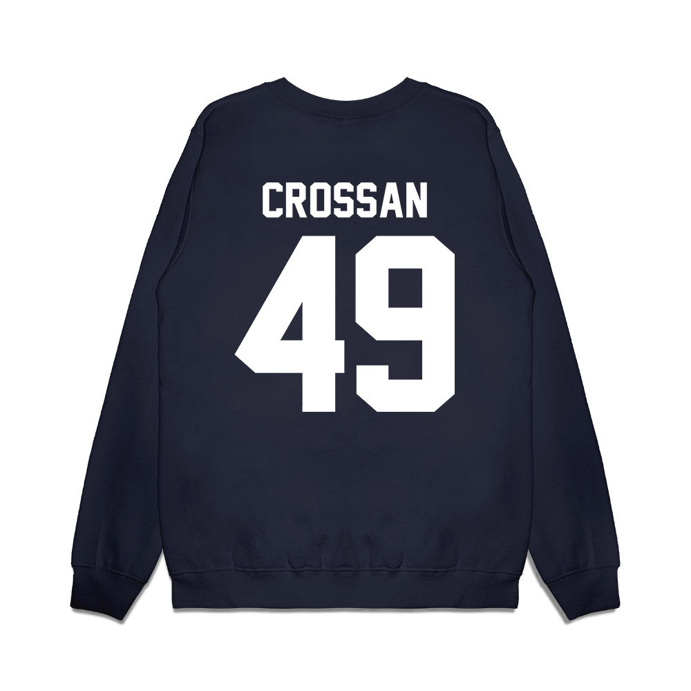 Liberty - NCAA Football : Samuel Crossan - Vintage Helmet Premium Crewneck Sweatshirt-1