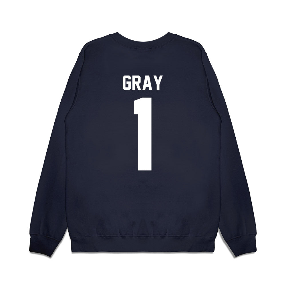 Liberty - NCAA Football : Julian Gray - Vintage Helmet Premium Crewneck Sweatshirt-1