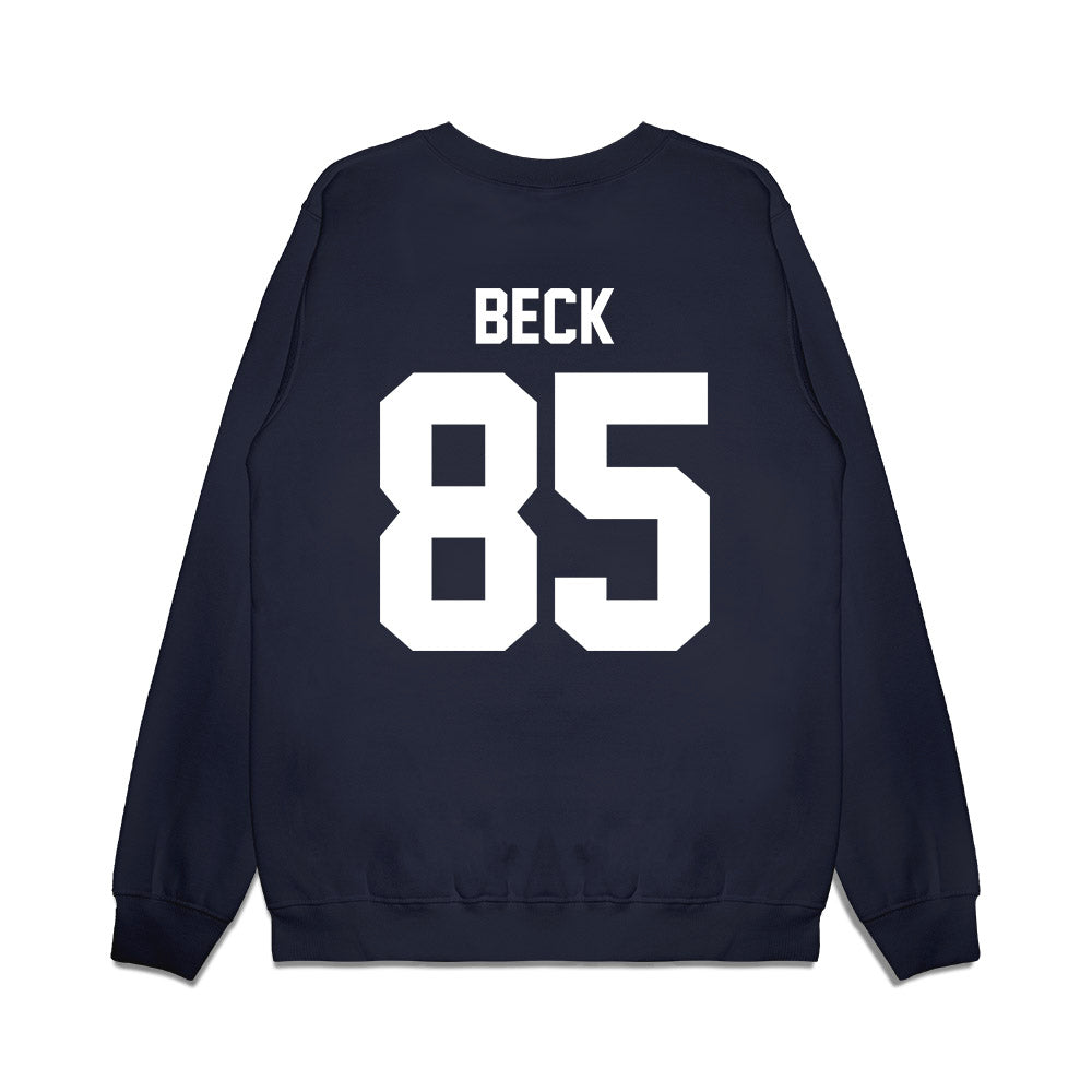 Liberty - NCAA Football : Brayden Beck - Vintage Helmet Premium Crewneck Sweatshirt-1